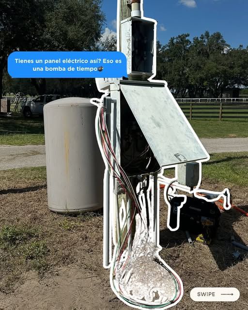 Old panel replaced with a meter combo