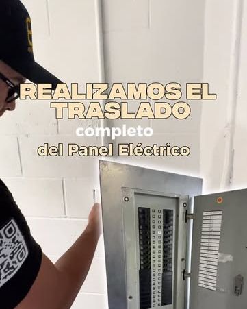 Full electrical panel relocation